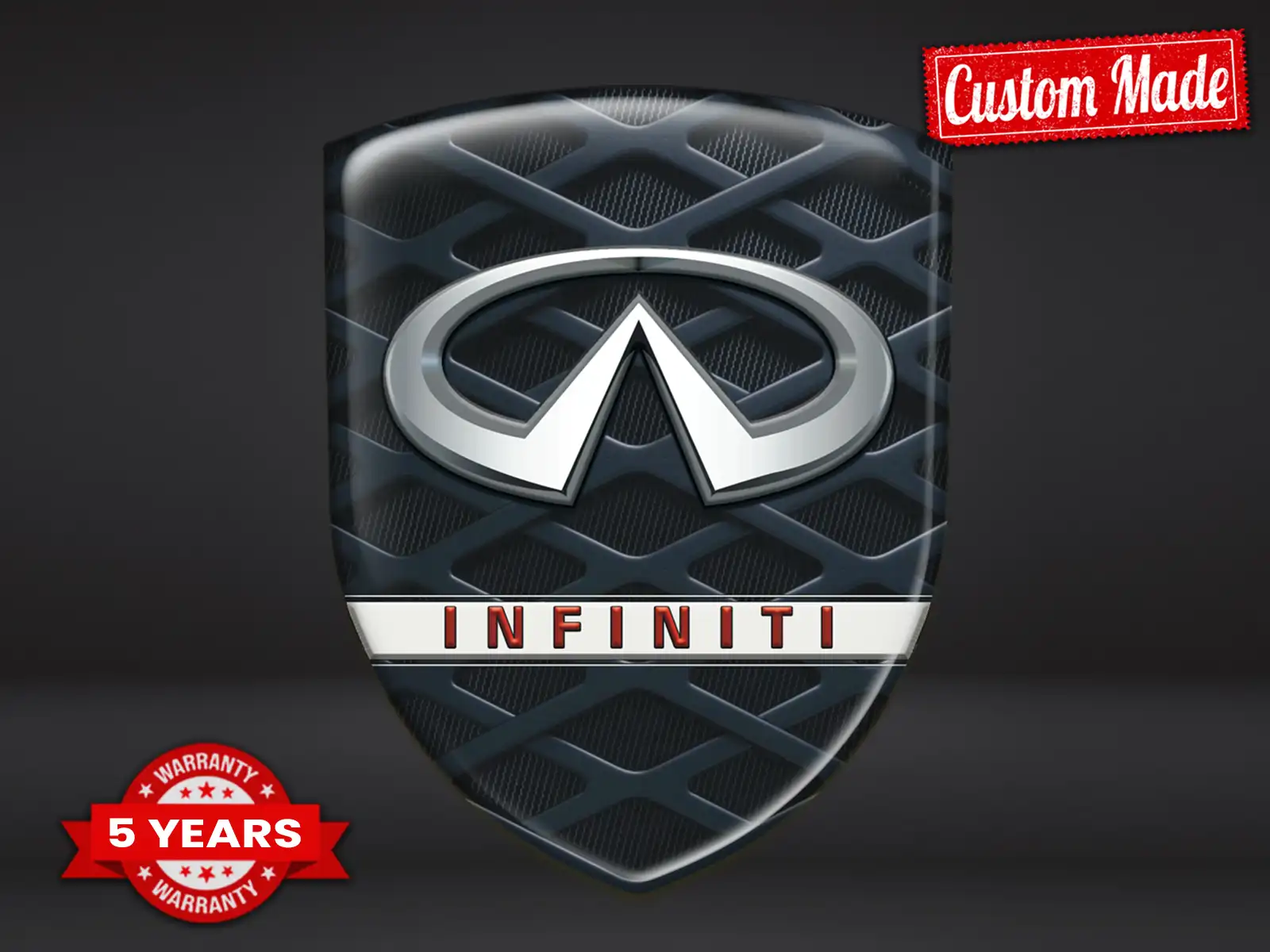 Infiniti Pegatina Parabrisas Contemporánea Máximo Resistente 